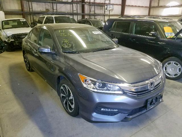 1HGCR2F86GA157503 - 2016 HONDA ACCORD EXL GRAY photo 1