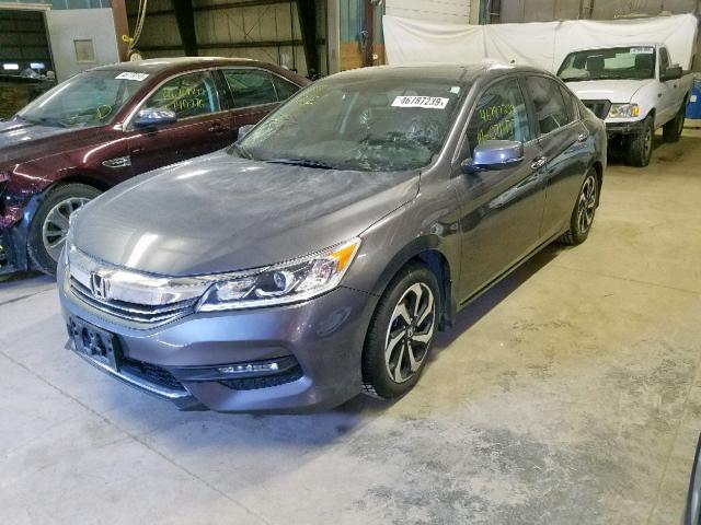 1HGCR2F86GA157503 - 2016 HONDA ACCORD EXL GRAY photo 2