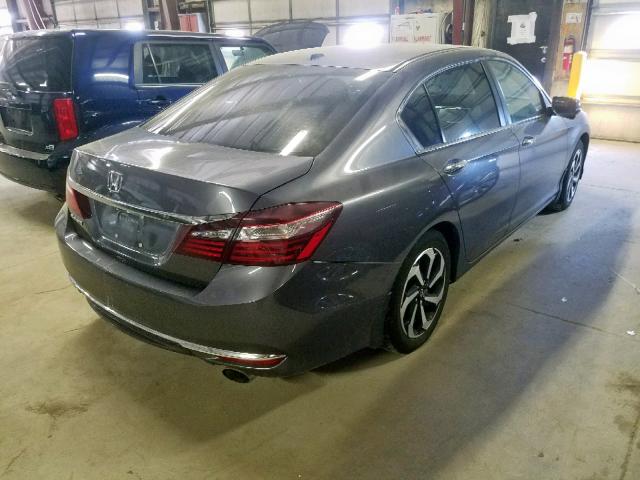 1HGCR2F86GA157503 - 2016 HONDA ACCORD EXL GRAY photo 4