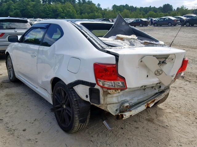 JTKJF5C75C3029157 - 2012 TOYOTA SCION TC თეთრი ფოტო 3
