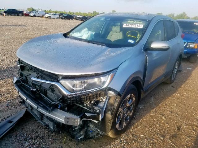 5J6RW1H80KA023131 - 2019 HONDA CR-V EXL SILVER photo 2