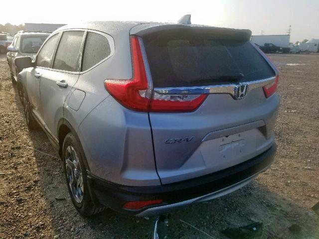 5J6RW1H80KA023131 - 2019 HONDA CR-V EXL SILVER photo 3