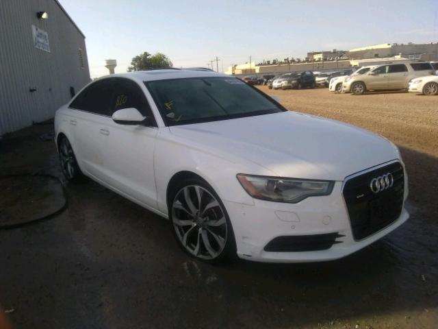 WAUGFAFC3EN036129 - 2014 AUDI A6 PREMIUM WHITE photo 1