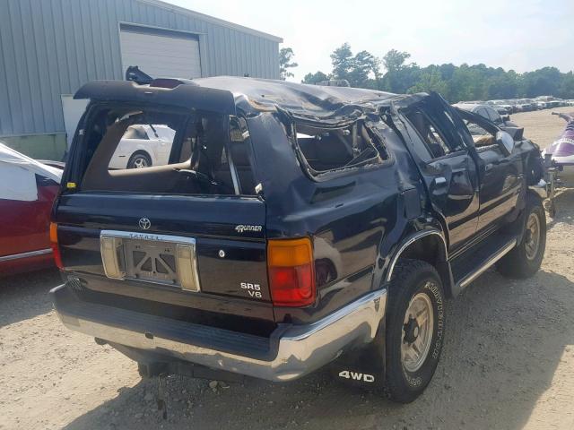 JT3VN39W4R0162182 - 1994 TOYOTA 4RUNNER VN BLACK photo 4