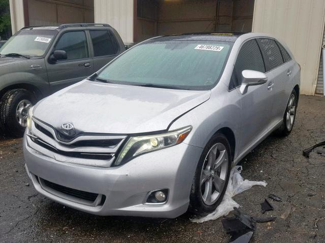 4T3ZK3BB1DU057729 - 2013 TOYOTA VENZA LE SILVER photo 2