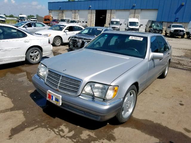 WDBGA43E5SA214729 - 1995 MERCEDES-BENZ S 420 SILVER photo 2