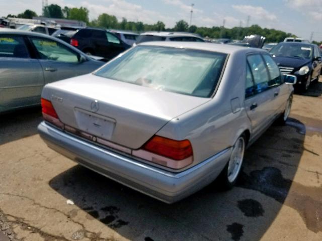 WDBGA43E5SA214729 - 1995 MERCEDES-BENZ S 420 SILVER photo 4