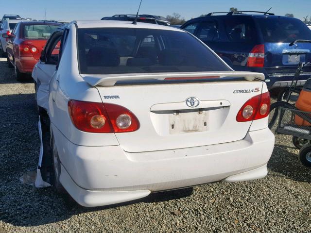 1NXBR32E87Z924449 - 2007 TOYOTA COROLLA CE WHITE photo 3