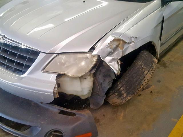 2A8GM48L07R328536 - 2007 CHRYSLER PACIFICA SILVER photo 9