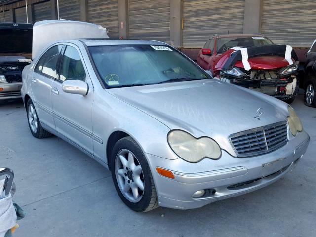 WDBRF61J93E014422 - 2003 MERCEDES-BENZ C 240 SILVER photo 1