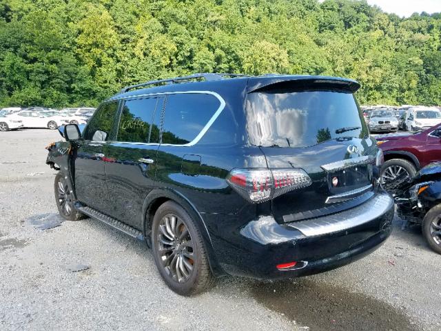 JN8AZ2NE8H9155417 - 2017 INFINITI QX80 BASE BLACK photo 3