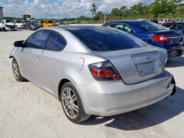JTKDE167X80226127 - 2008 TOYOTA SCION TC ნაცრისფერი ფოტო 3