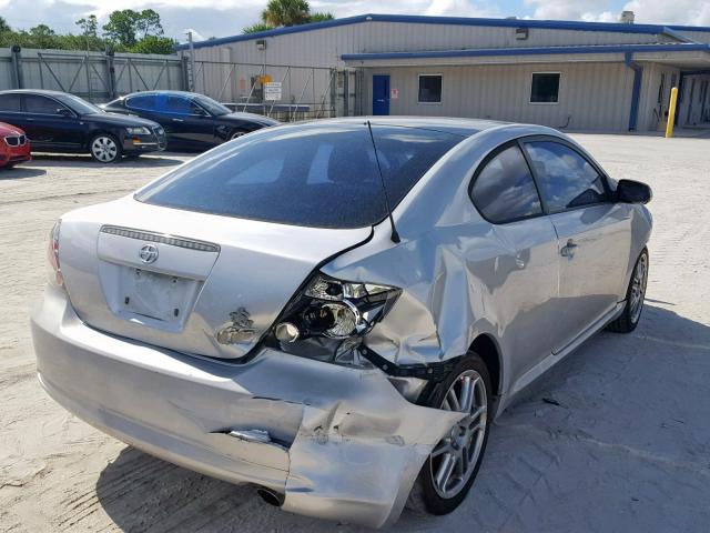 JTKDE167X80226127 - 2008 TOYOTA SCION TC ნაცრისფერი ფოტო 4