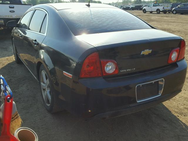 1G1ZC5E17BF300222 - 2011 CHEVROLET MALIBU 1LT BLACK photo 3