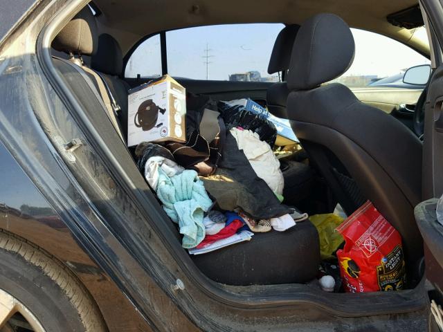 1G1ZC5E17BF300222 - 2011 CHEVROLET MALIBU 1LT BLACK photo 6