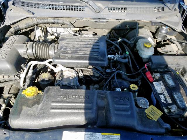 1D4HR38N13F614585 - 2003 DODGE DURANGO SP BLUE photo 7