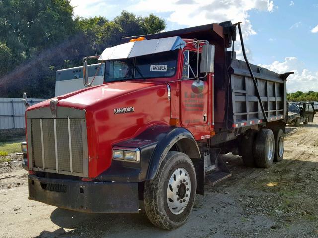 1NKDLA9X3KJ533115 - 1989 KENWORTH CONSTRUCTI RED photo 2