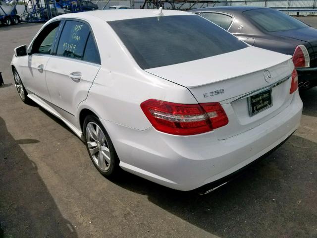 WDDHF2EB5DA675114 - 2013 MERCEDES-BENZ E 350 BLUE WHITE photo 3