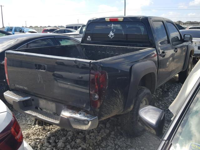 1GCDT136268155805 - 2006 CHEVROLET COLORADO BLACK photo 4