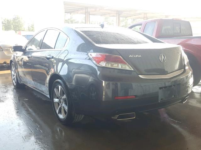 19UUA8F24CA024307 - 2012 ACURA TL GRAY photo 3