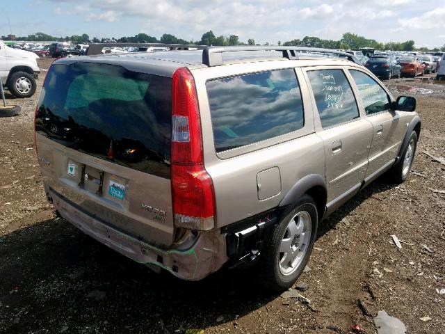 YV1SZ59H131100783 - 2003 VOLVO XC70 BEIGE photo 4