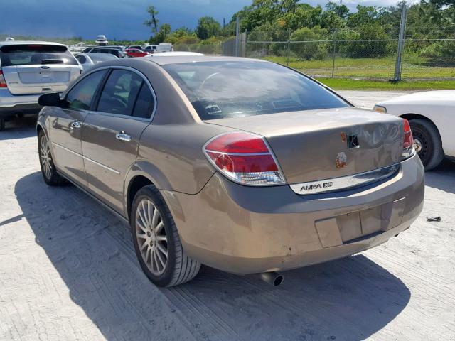 1G8ZV57707F193955 - 2007 SATURN AURA XR BROWN photo 3