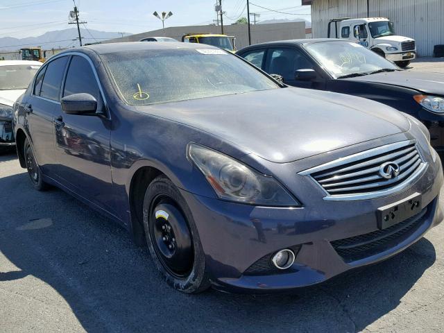 JN1CV6AP0CM933250 - 2012 INFINITI G37 BASE BLUE photo 1