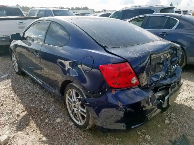 JTKDE177170219662 - 2007 TOYOTA SCION TC ლურჯი ფოტო 3
