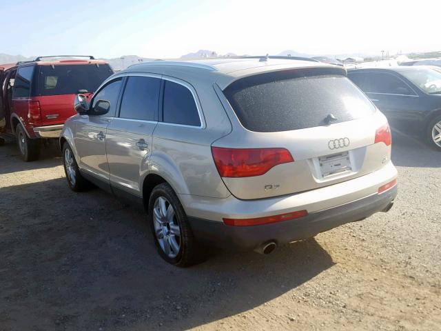 WA1AV74LX7D024158 - 2007 AUDI Q7 4.2 QUA BEIGE photo 3