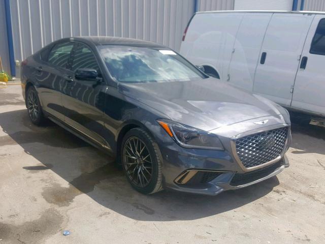 KMHGN4JB6KU290551 - 2019 GENESIS G80 BASE GRAY photo 1