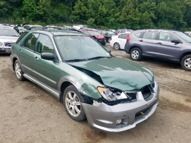 JF1GG63687H816808 - 2007 SUBARU IMPREZA OU GREEN photo 1