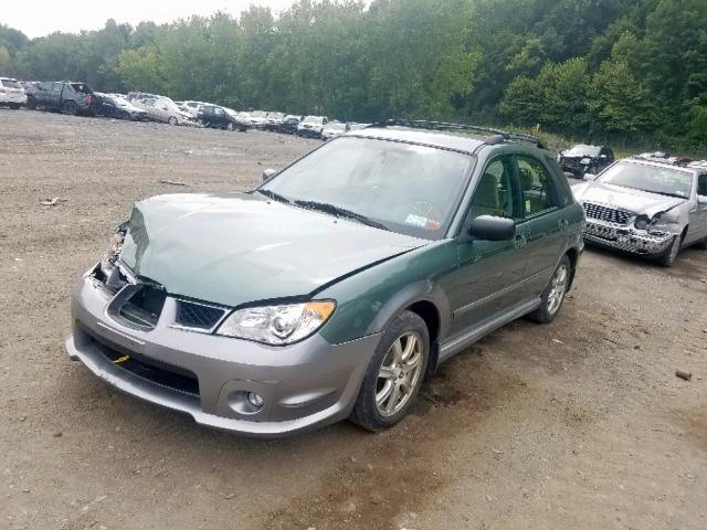 JF1GG63687H816808 - 2007 SUBARU IMPREZA OU GREEN photo 2