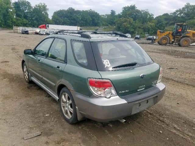 JF1GG63687H816808 - 2007 SUBARU IMPREZA OU GREEN photo 3