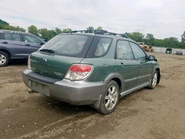 JF1GG63687H816808 - 2007 SUBARU IMPREZA OU GREEN photo 4