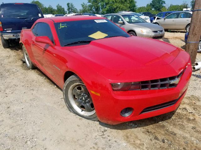 2G1FE1ED8B9195263 - 2011 CHEVROLET CAMARO LS RED photo 1