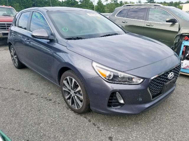 KMHH35LE2JU040553 - 2018 HYUNDAI ELANTRA GT GRAY photo 1