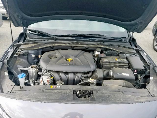 KMHH35LE2JU040553 - 2018 HYUNDAI ELANTRA GT GRAY photo 7