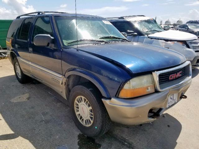 1GKDT13W712117230 - 2001 GMC JIMMY BLUE photo 1