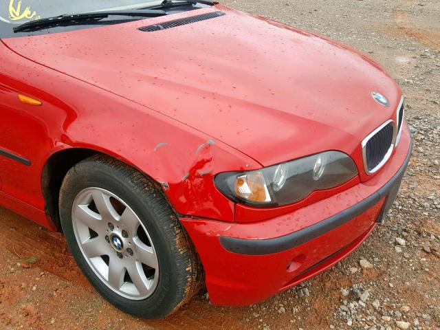 WBAEU33433PH88908 - 2003 BMW 325 XI RED photo 9