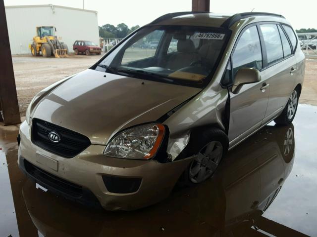 KNAFG526887126241 - 2008 KIA RONDO LX GOLD photo 2