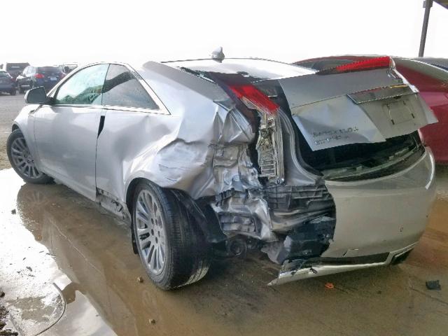 1G6DM1ED4B0114662 - 2011 CADILLAC CTS PERFOR SILVER photo 3