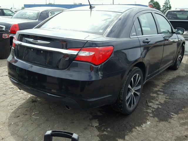 1C3CCBBG9DN717942 - 2013 CHRYSLER 200 TOURIN BLACK photo 4