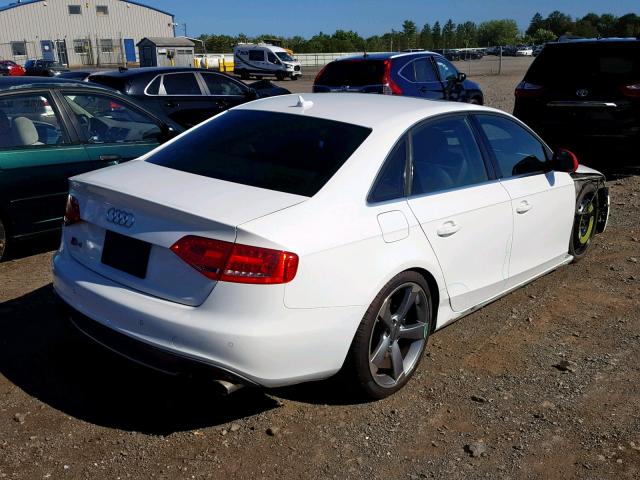 WAUKGAFL3AA062495 - 2010 AUDI S4 PRESTIG WHITE photo 4