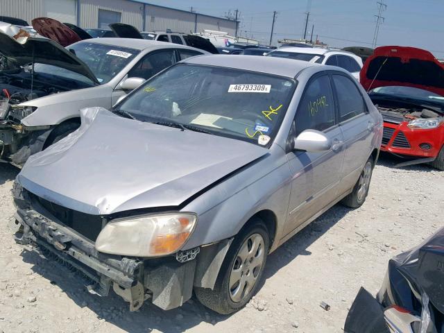 KNAFE221295619290 - 2009 KIA SPECTRA EX SILVER photo 2