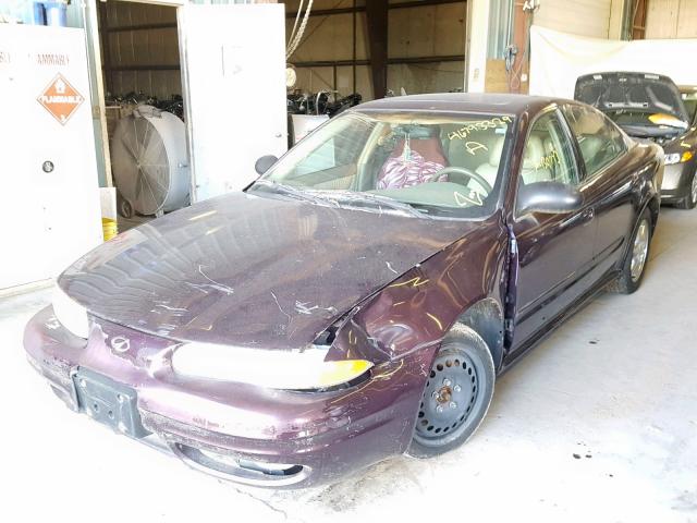 1G3NF52E44C242806 - 2004 OLDSMOBILE ALERO GLS 栗色 照片 2