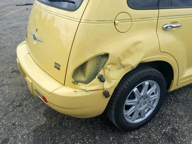 3A8FY68B47T603423 - 2007 CHRYSLER PT CRUISER YELLOW photo 11