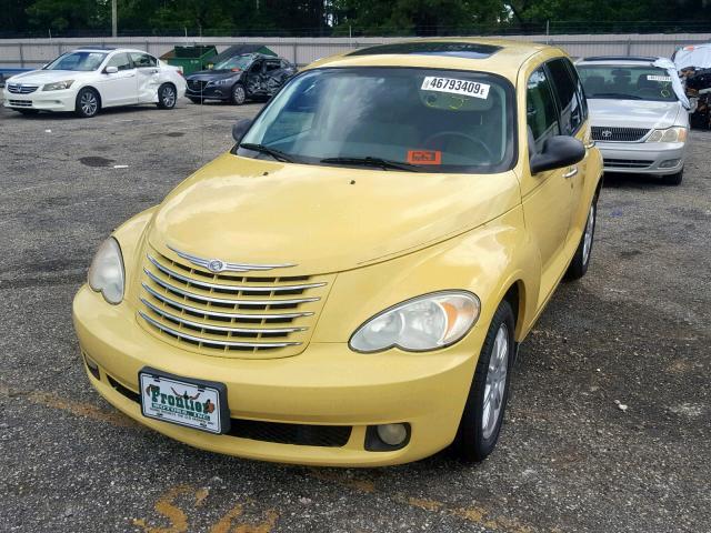 3A8FY68B47T603423 - 2007 CHRYSLER PT CRUISER YELLOW photo 2