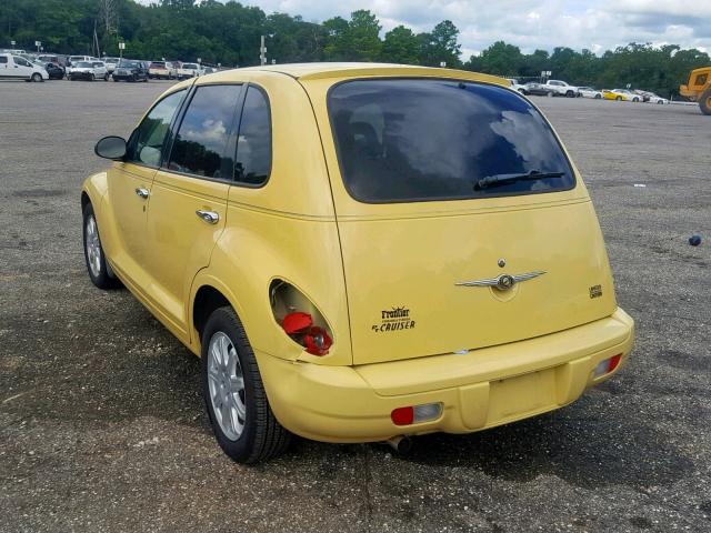 3A8FY68B47T603423 - 2007 CHRYSLER PT CRUISER YELLOW photo 3