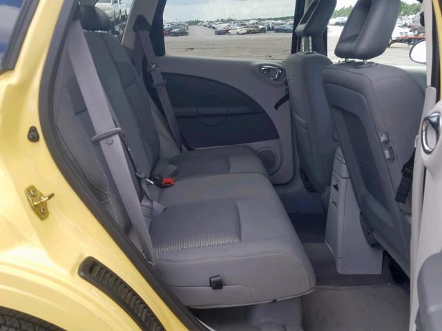 3A8FY68B47T603423 - 2007 CHRYSLER PT CRUISER YELLOW photo 7