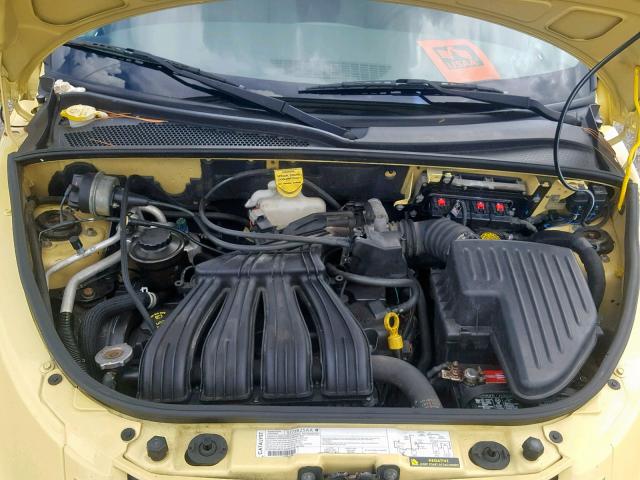 3A8FY68B47T603423 - 2007 CHRYSLER PT CRUISER YELLOW photo 8